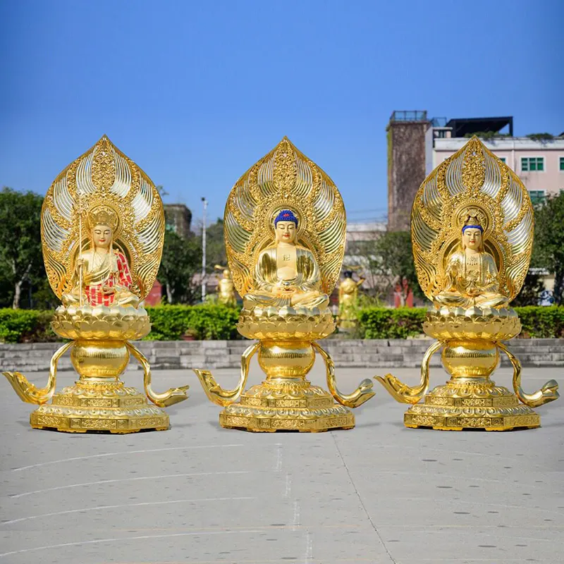 Tượng Phật bằng đồng nguyên chất Đài Loan 175cm