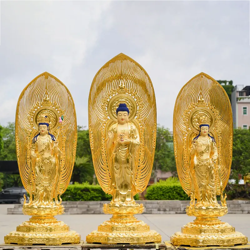 Tượng Phật Quan Âm Bồ Tát bằng đồng nguyên chất Đài Loan 180CM