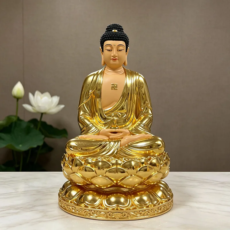 Tượng Phật Thích Ca Hoa Sen 3 tầng