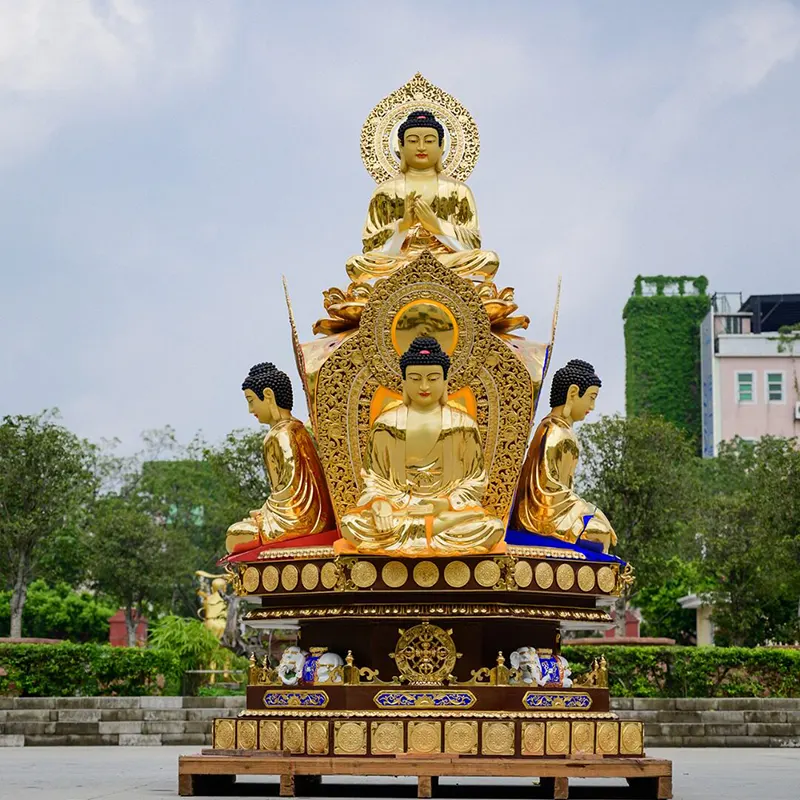 Tượng Phật Quán Thế Âm Bát nhã bằng đồng nguyên chất 360cm