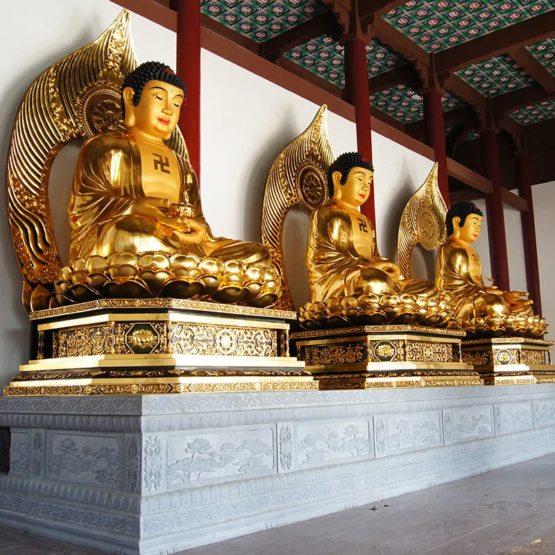 Tượng Phật cao 6,6 mét mạ vàng đồng
