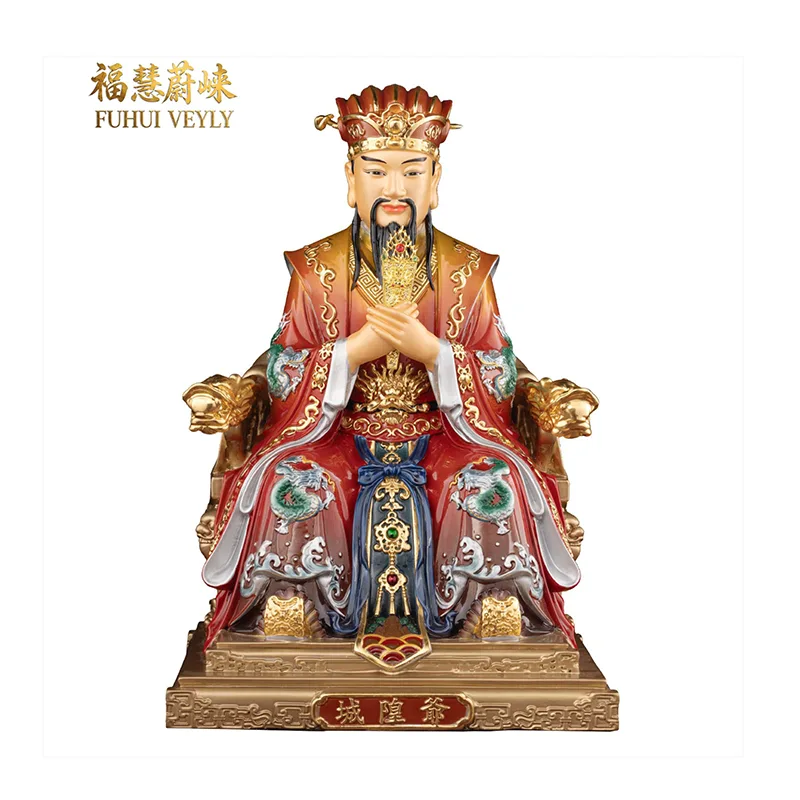 Tượng Thần Thành phố bằng đồng ven biển