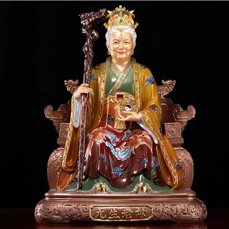 Tượng Nữ thần Đạo giáo bằng đồng Li Shan Laomu