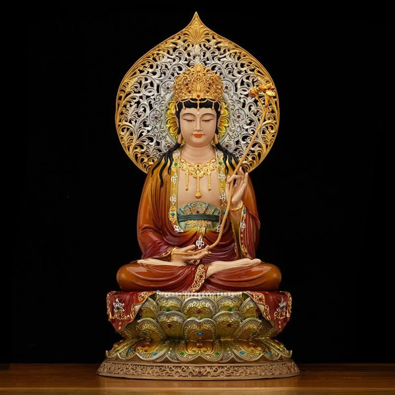 Tượng Đại Thế Chí bằng đồng thau mạ vàng