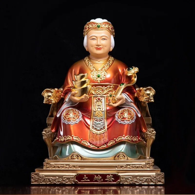 Tượng Fude Niangniang Tu Di Po mạ vàng sang trọng
