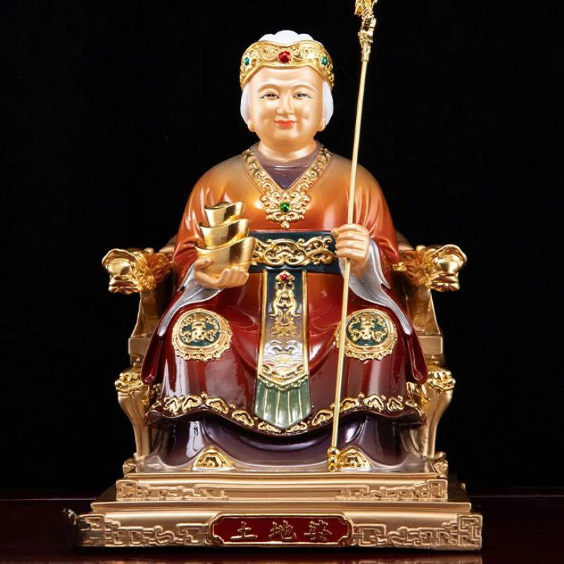 Tượng Hoàng đế Fude Nương Nương bằng đồng thau tinh luyện