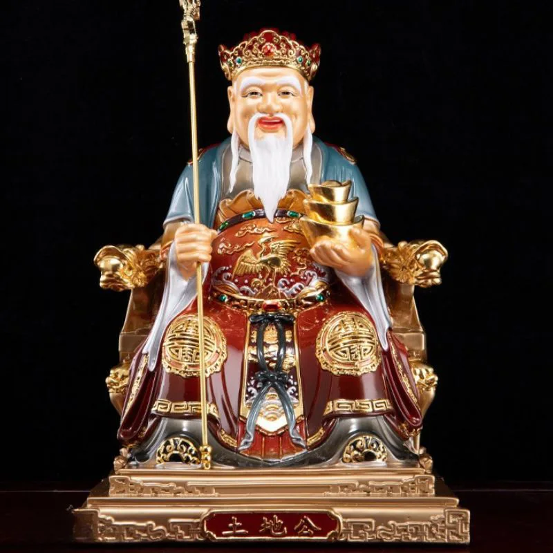 Tượng Fude Zhengshen bằng đồng thau tinh chế