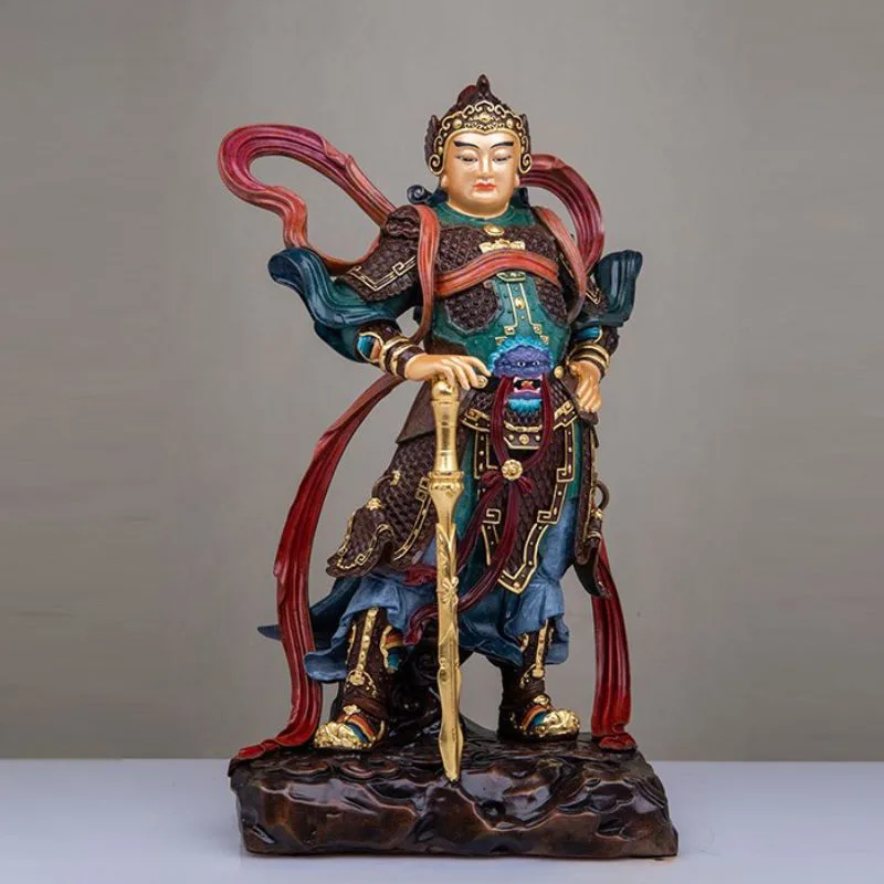 Tượng Bồ Tát Skanda đứng bằng đồng